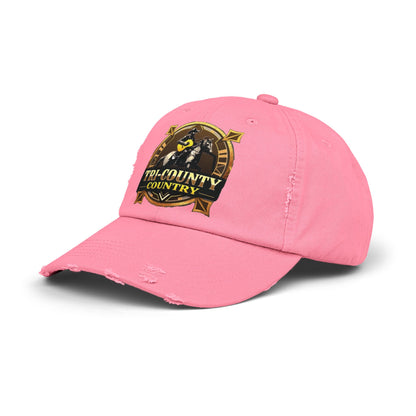 Tri-County Country Distressed Cap - Unisex Baseball Hat