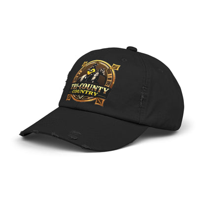 Tri-County Country Distressed Cap - Unisex Baseball Hat