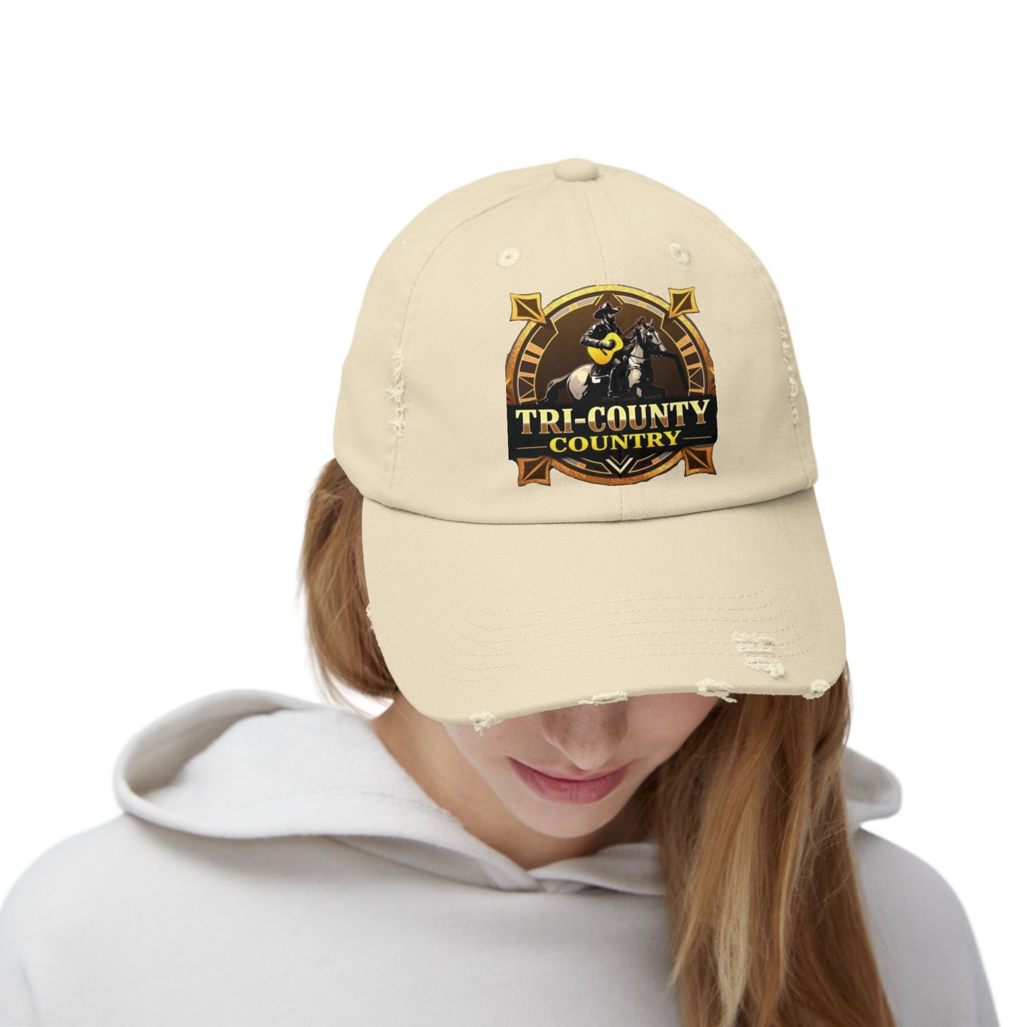 Tri-County Country Distressed Cap - Unisex Baseball Hat