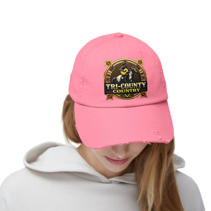 Tri-County Country Distressed Cap - Unisex Baseball Hat