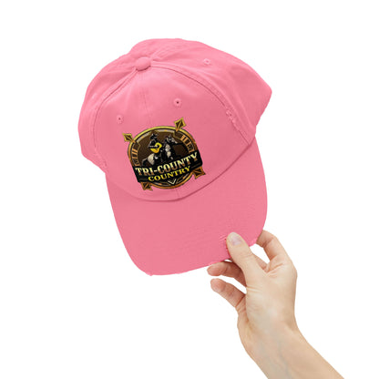 Tri-County Country Distressed Cap - Unisex Baseball Hat